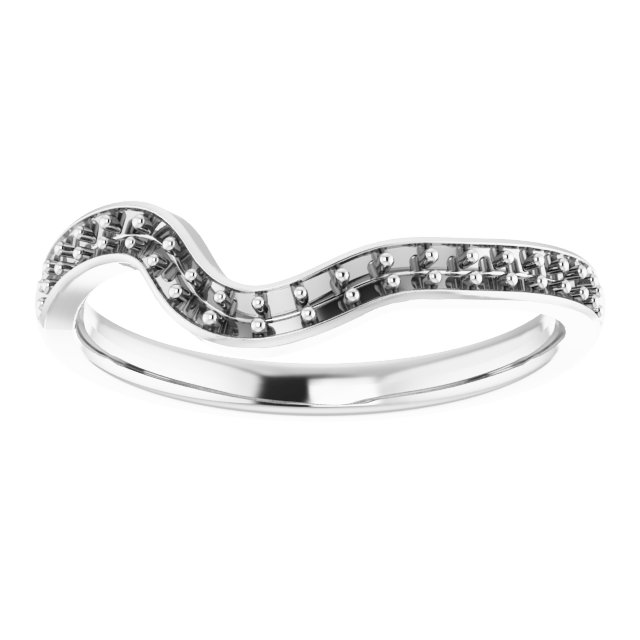 Band Mounting for 10 mm Square Ring view 3