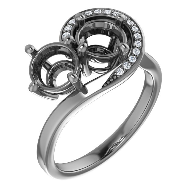 2-Stone Accented Ring