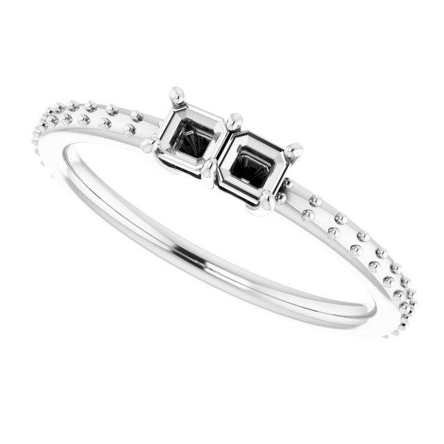 Natural Morganite & 1/5 CTW Natural Diamond Ring view 5