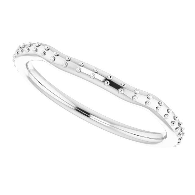 Matching Band Mounting to 3.75 mm Square Ring view 5