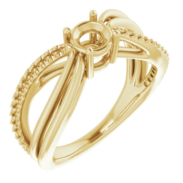 Accented Engagement Ring or Band