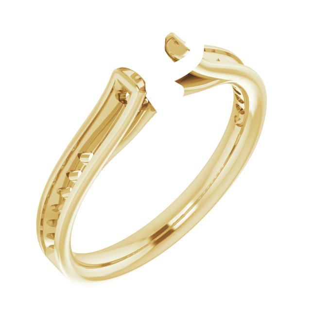 Accented Cathedral Engagement Ring