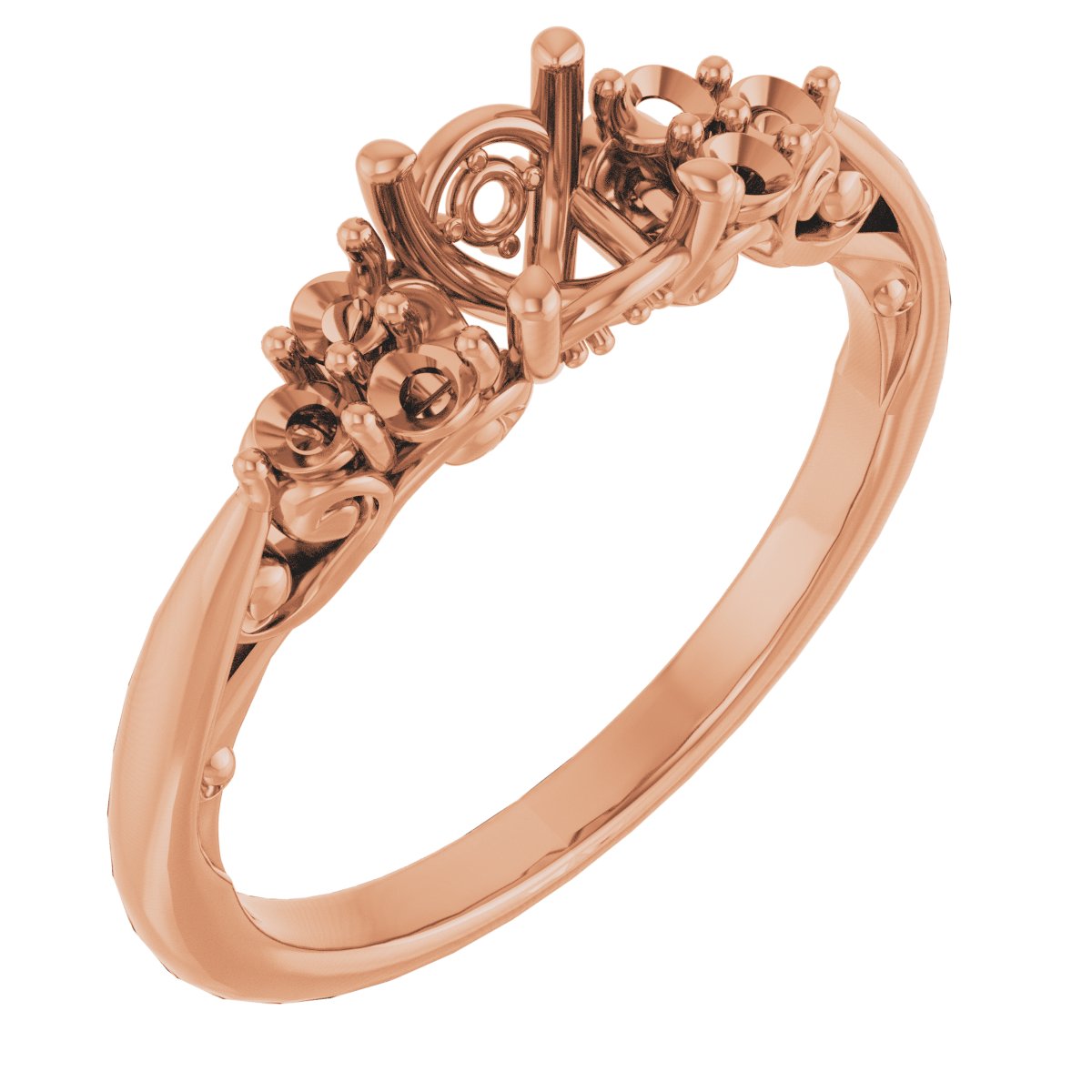 Accented Engagement Ring or Band