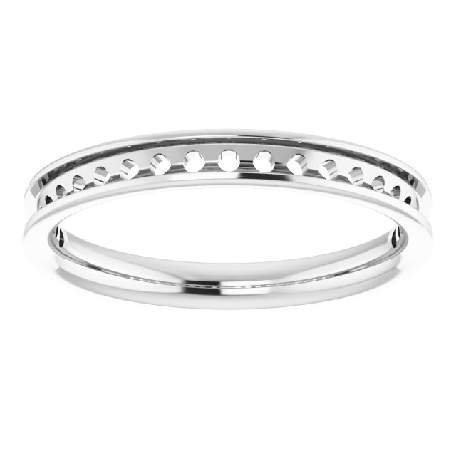 Band Mounting for 4.5x4.5 mm Square Ring view 3