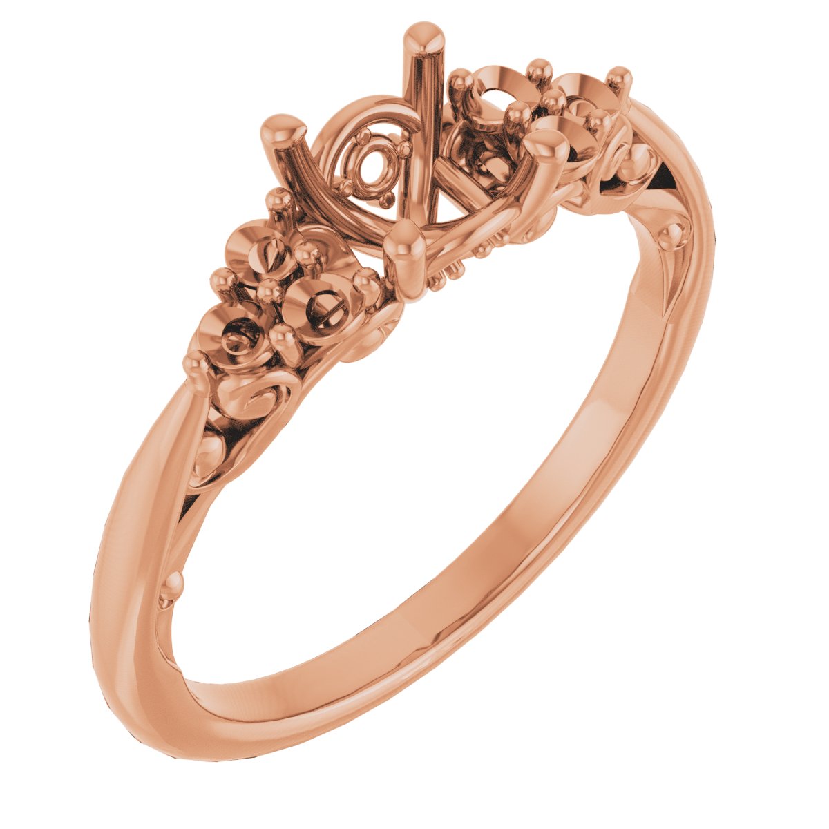 Accented Engagement Ring or Band