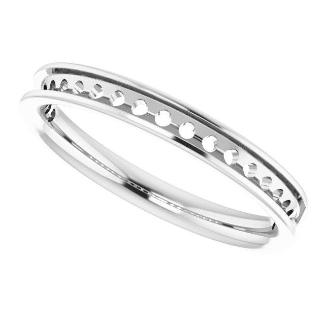 Band Mounting for 4.5x4.5 mm Square Ring view 5