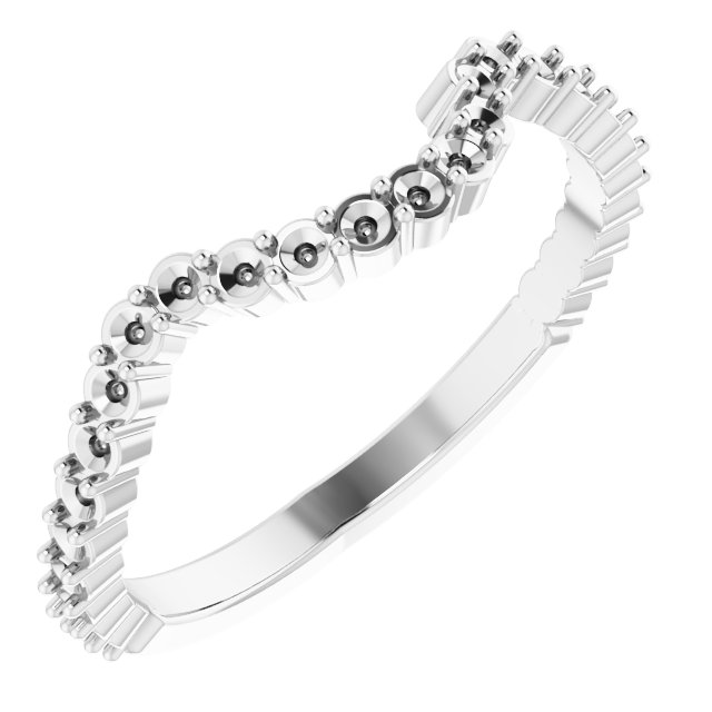 Bypass Halo-Style Engagement Ring or Band