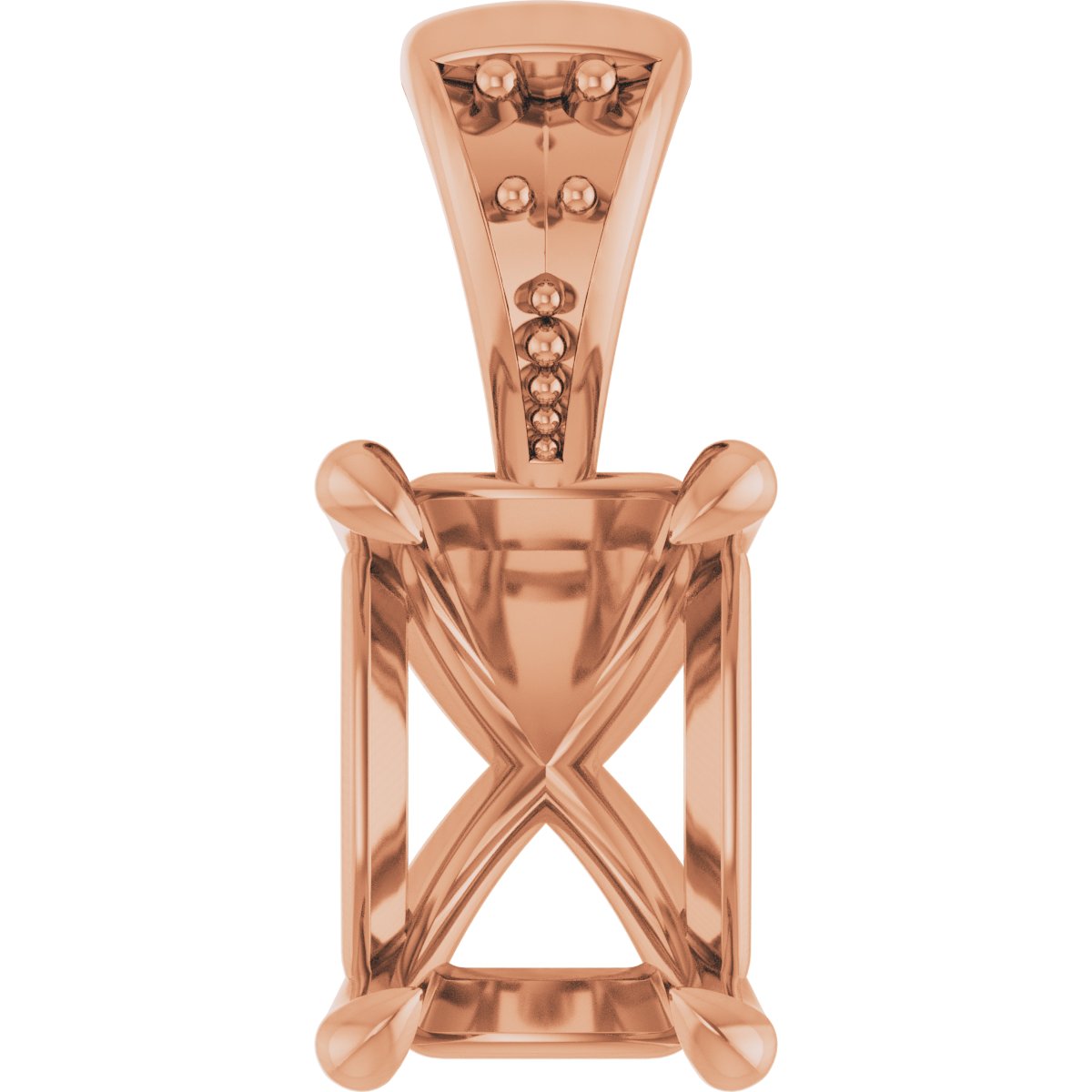Accented Claw-Prong Pendant