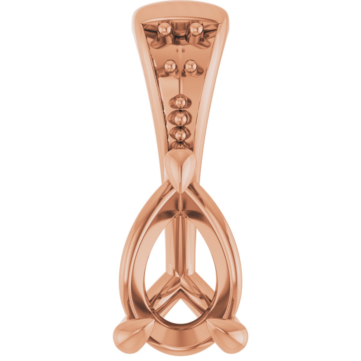Accented Claw-Prong Pendant