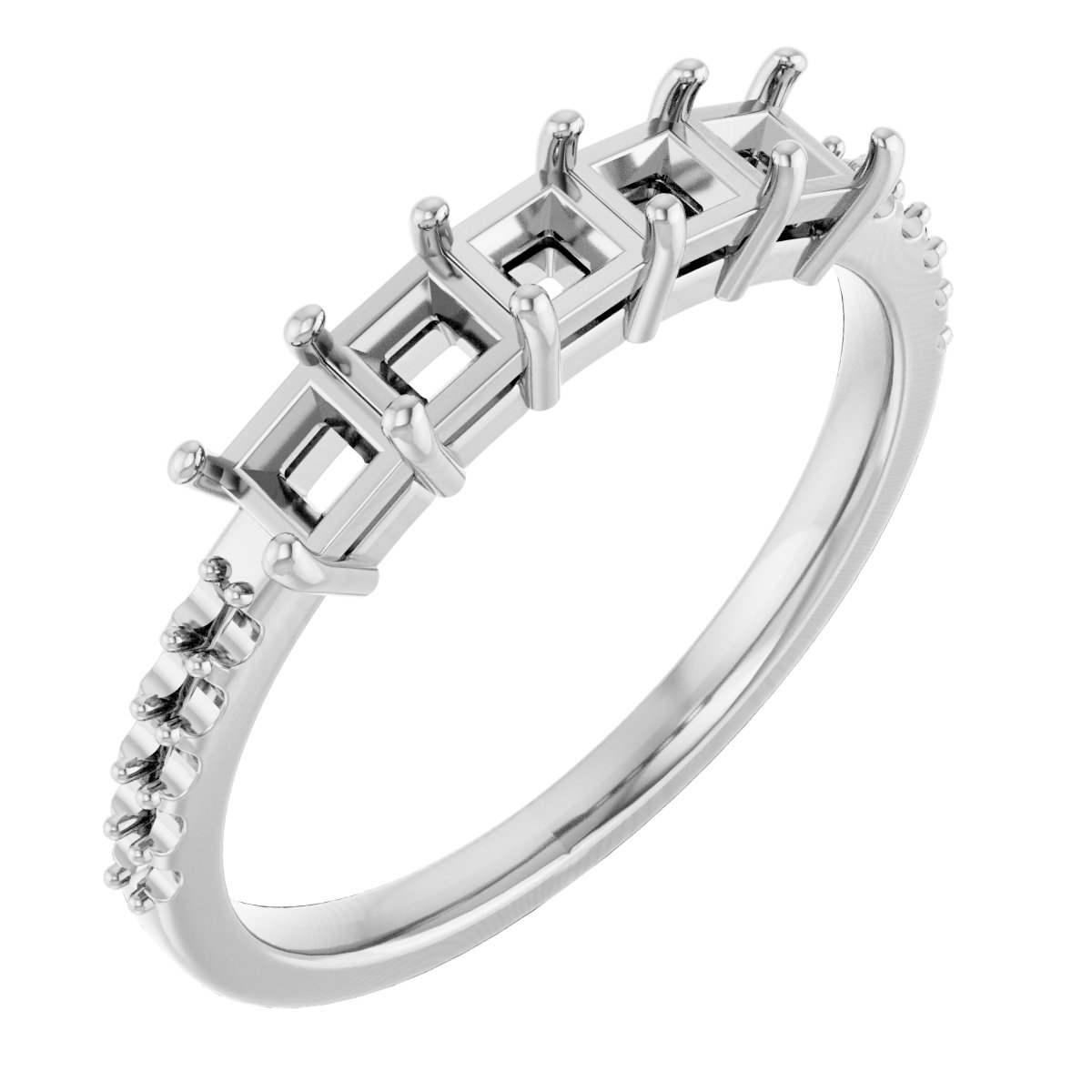 Accented Family Stackable Ring