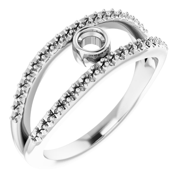 Family Negative Space Ring