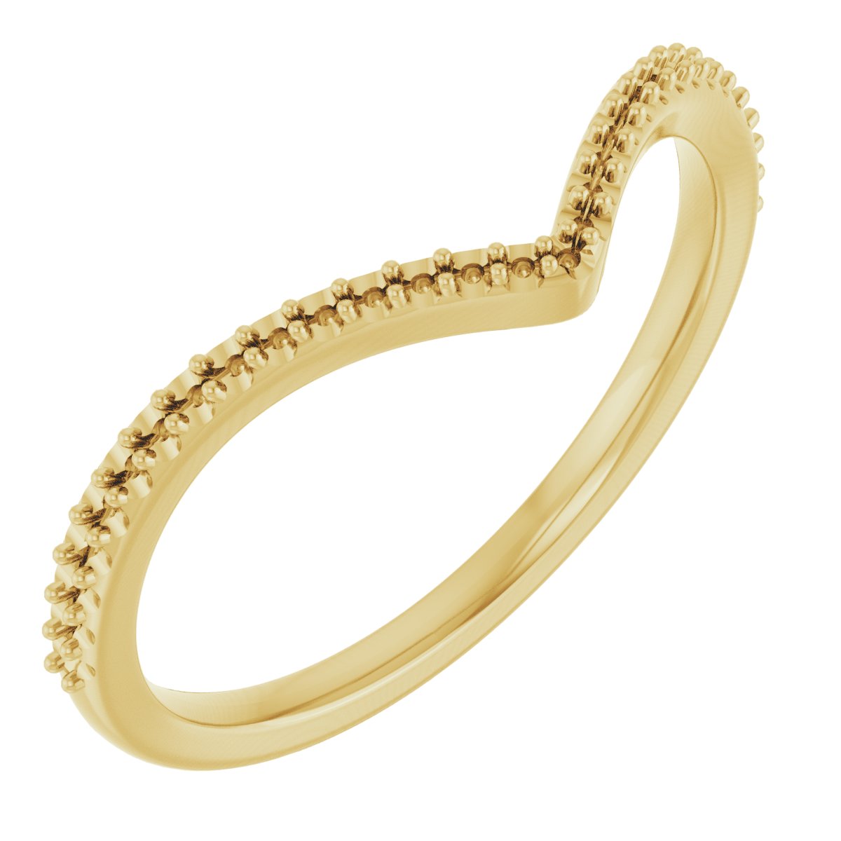 14K Yellow 1/8 CTW Diamond Band 