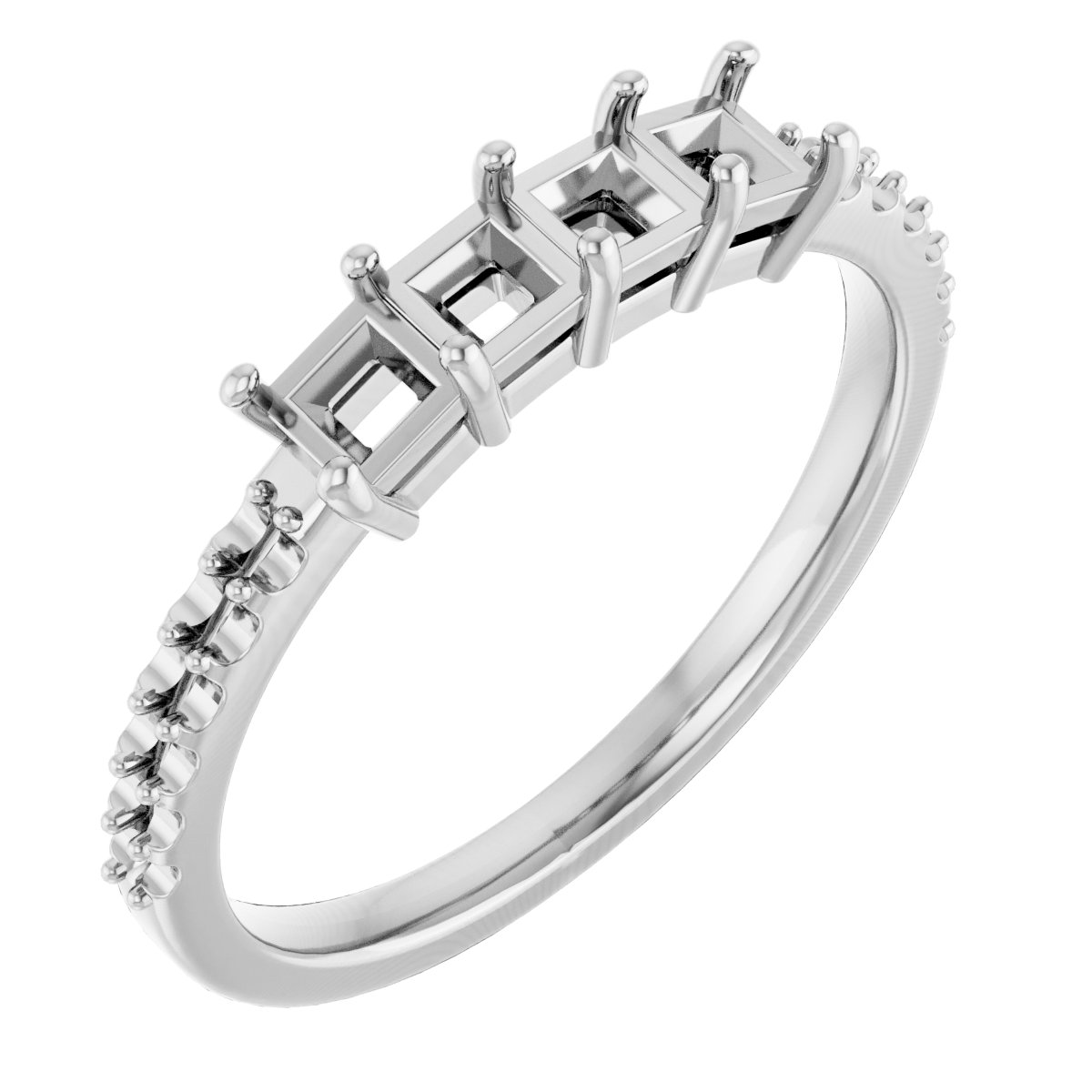 Accented Family Stackable Ring