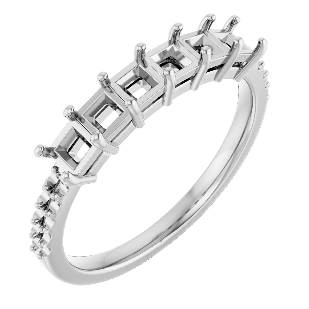Accented Family Stackable Ring