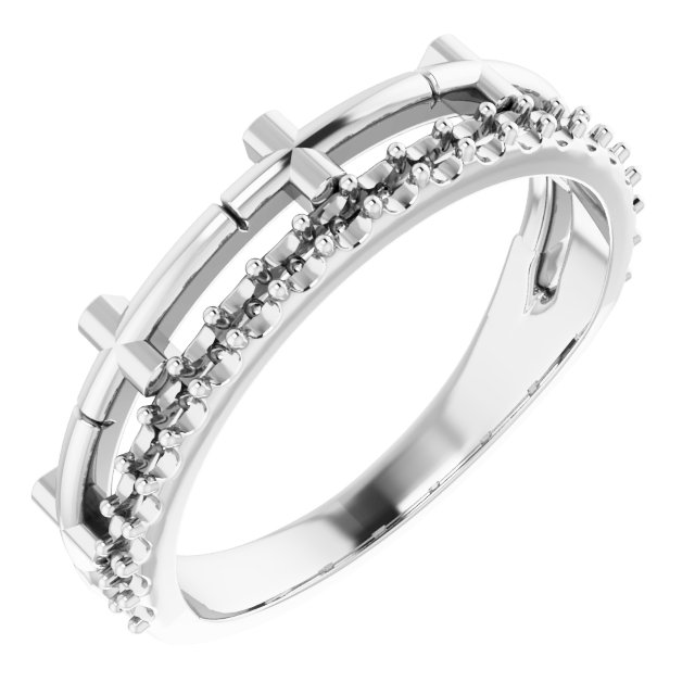 Stackable Cross Ring