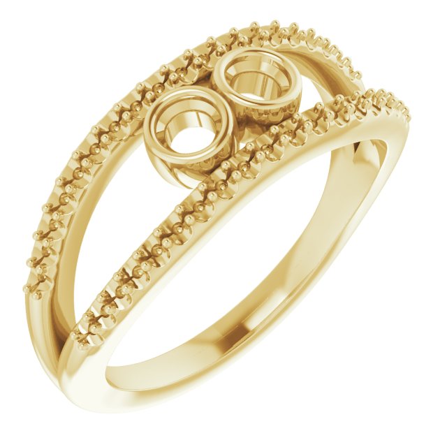 Family Negative Space Ring