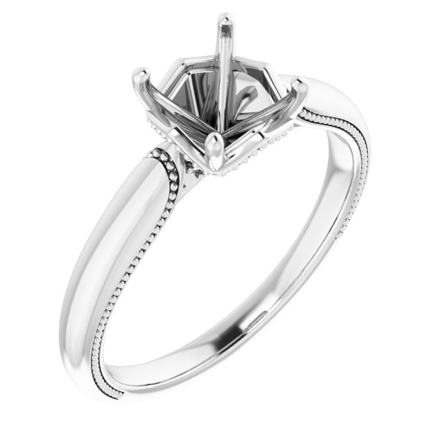 Accented Engagement Ring