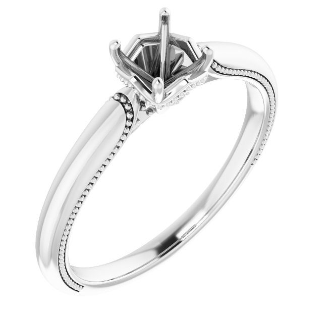 Accented Engagement Ring