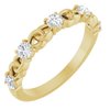 14K Yellow .50 CTW Diamond Stackable Link Ring Ref 14773046