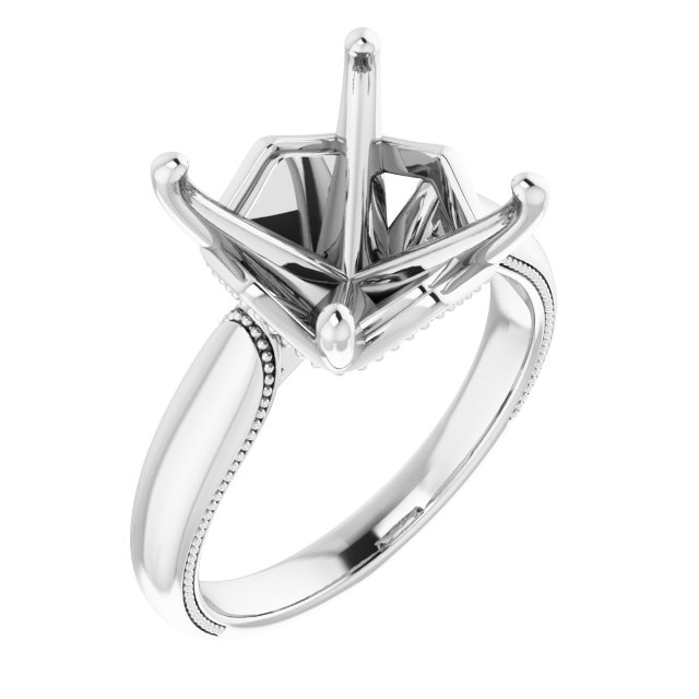 Accented Engagement Ring