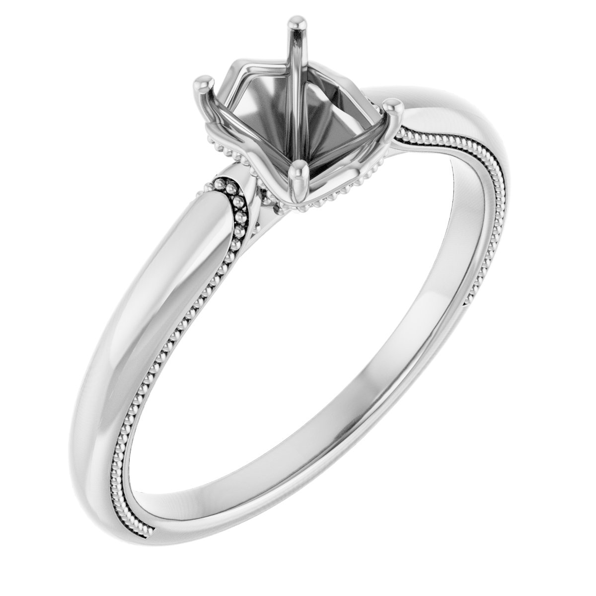 Accented Engagement Ring