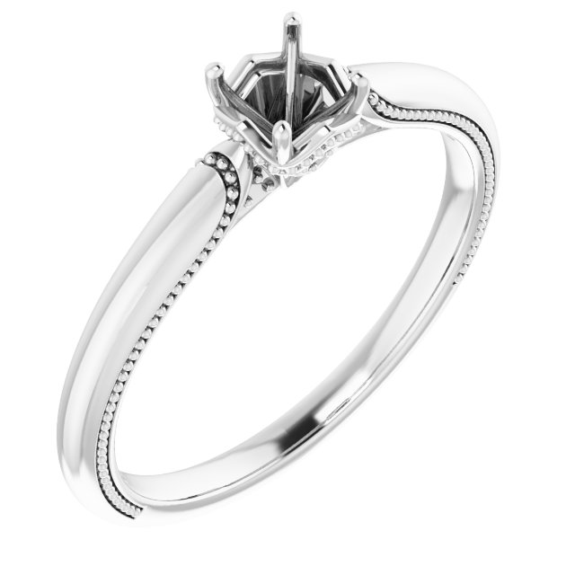Accented Engagement Ring