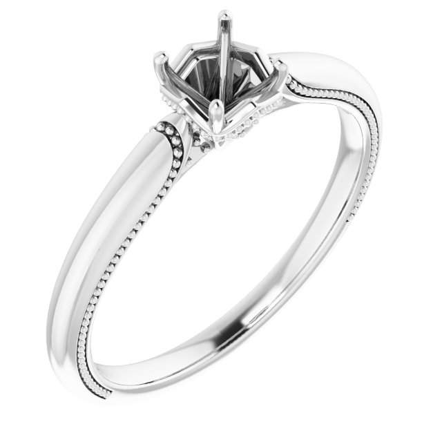 Accented Engagement Ring