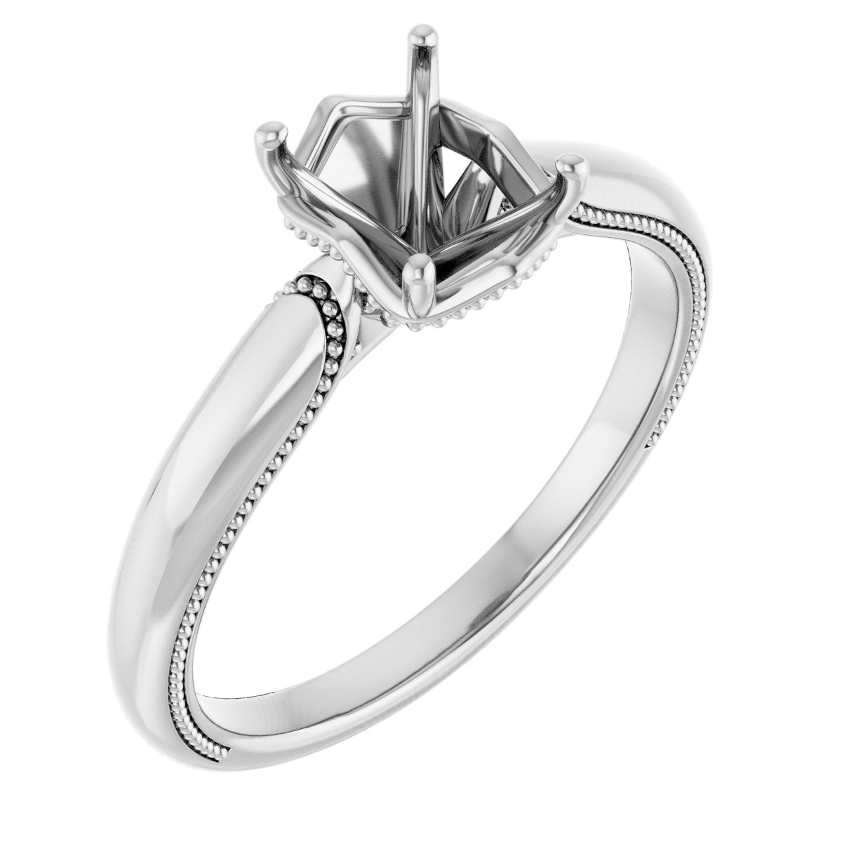 Accented Engagement Ring