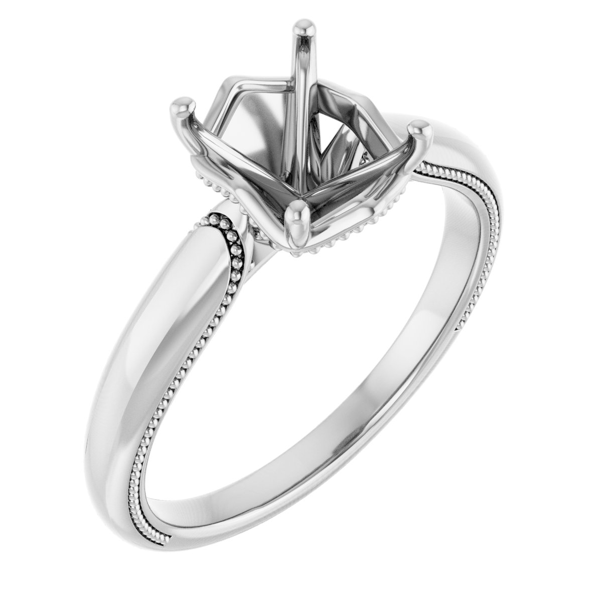 Accented Engagement Ring