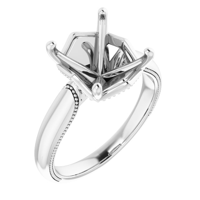 Accented Engagement Ring