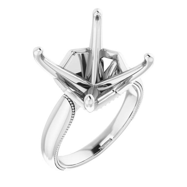 Accented Engagement Ring