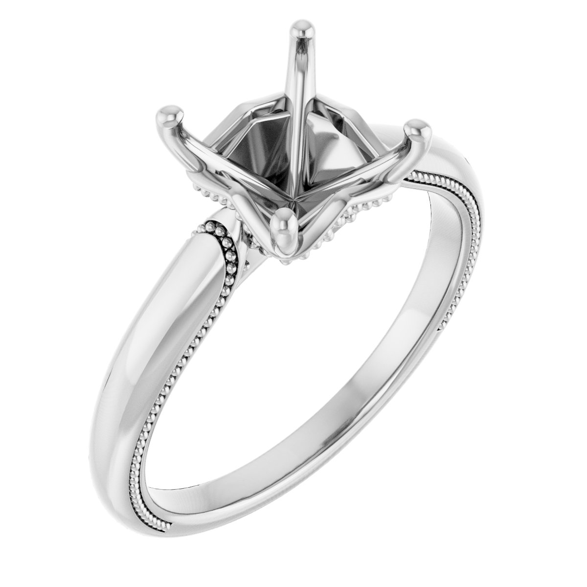 Accented Engagement Ring