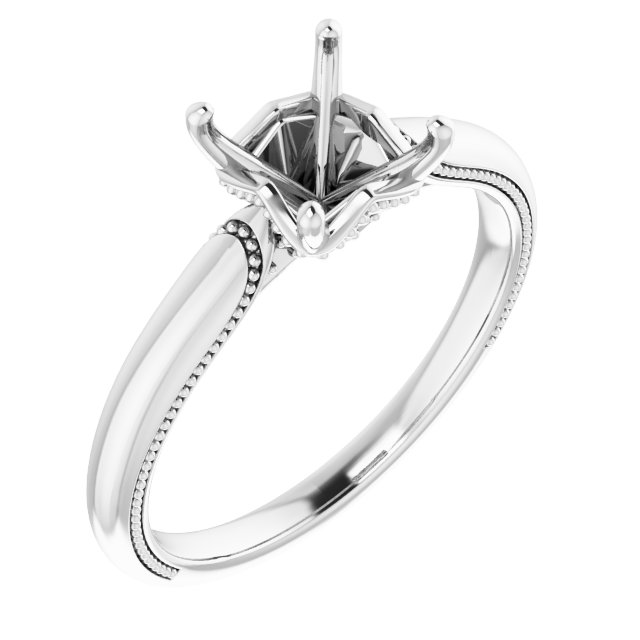 Accented Engagement Ring