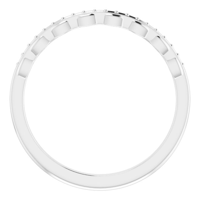 Band for 10x8 mm Emerald Ring view 2