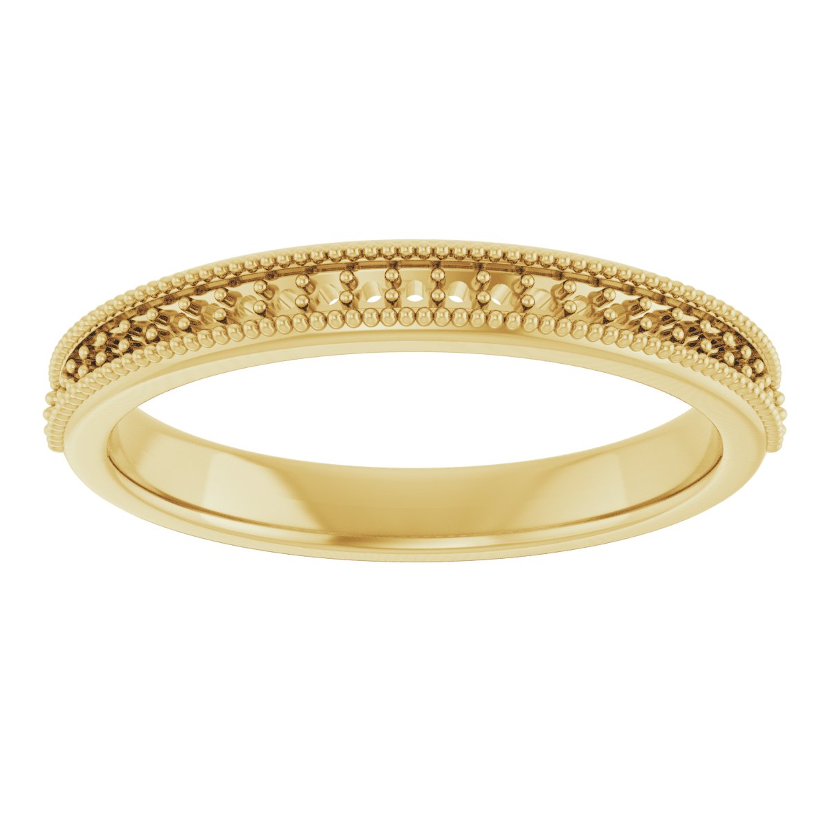 14K Yellow 1/10 CTW Diamond Anniversary Band