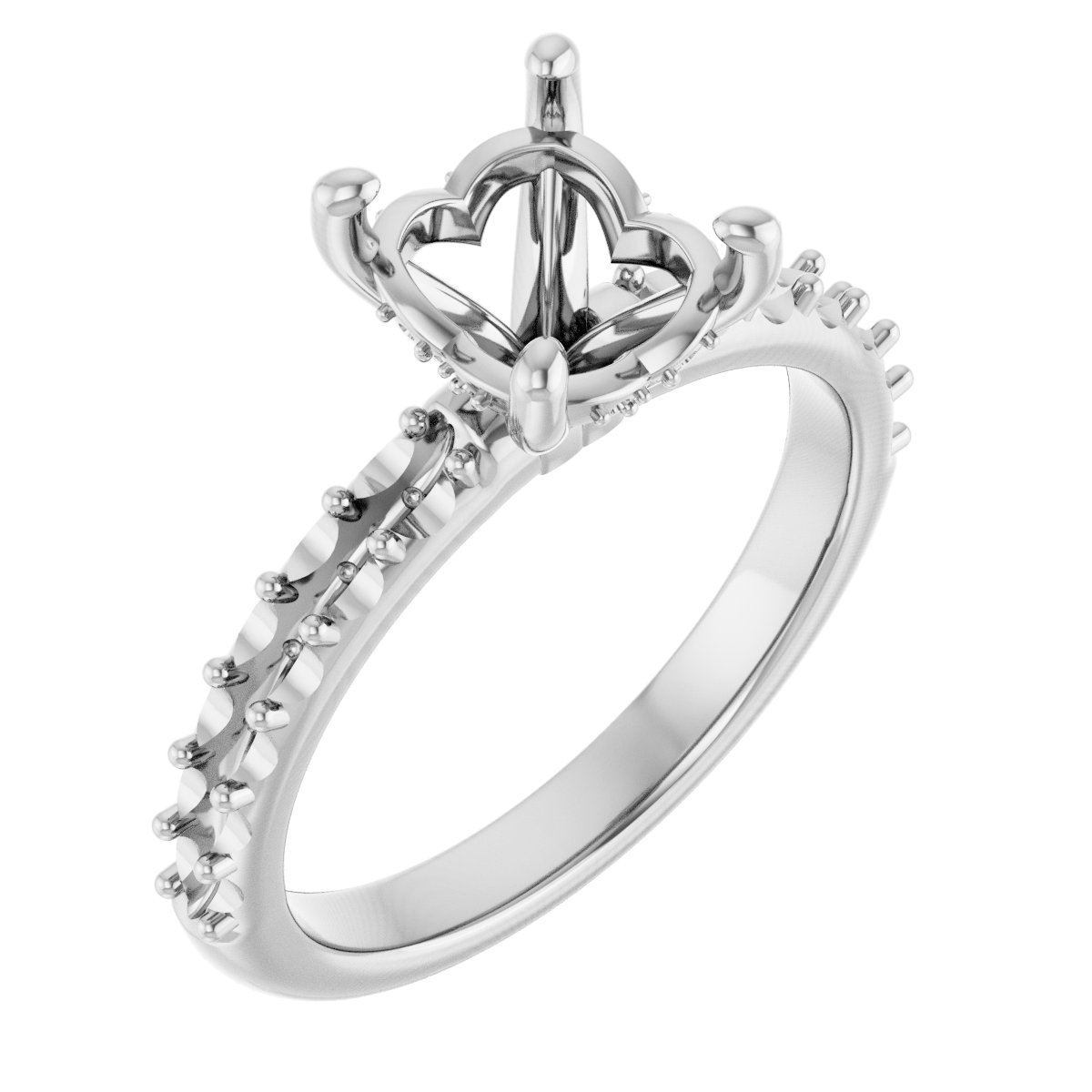 Hidden Halo-Style Engagement Ring