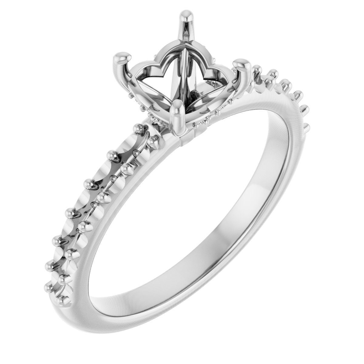 Hidden Halo-Style Engagement Ring
