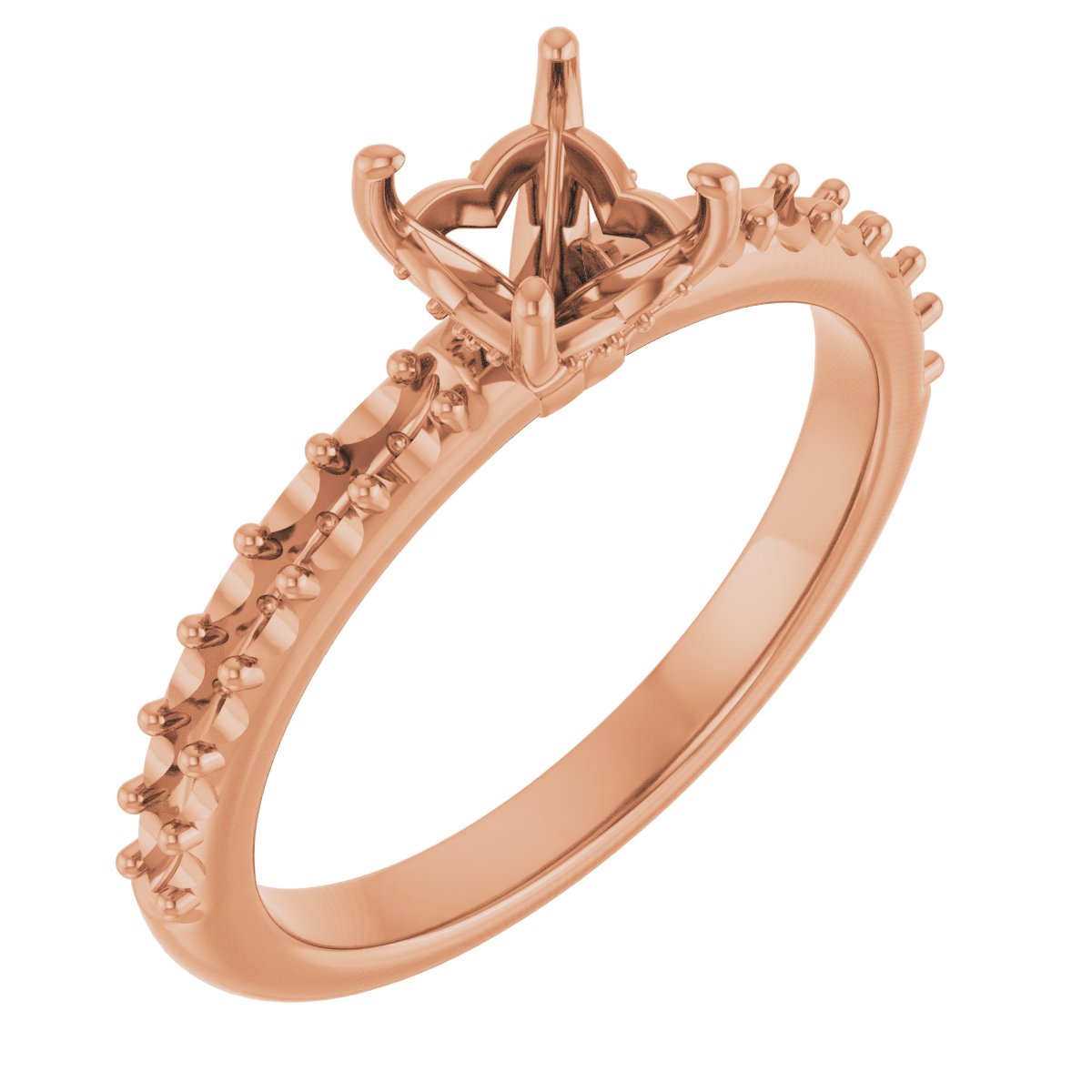 Hidden Halo-Style Engagement Ring