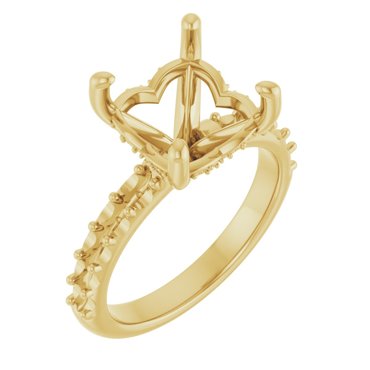Hidden Halo-Style Engagement Ring