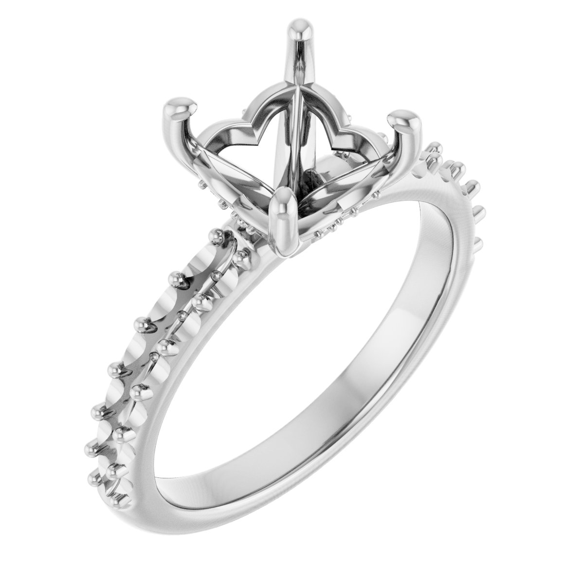 Hidden Halo-Style Engagement Ring