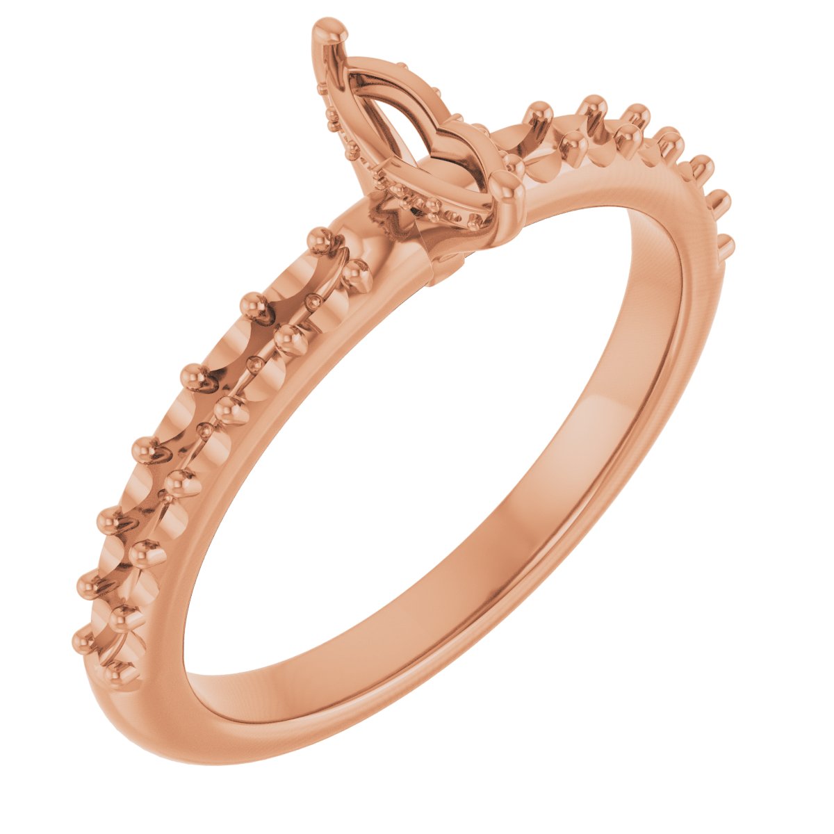 Hidden Halo-Style Engagement Ring