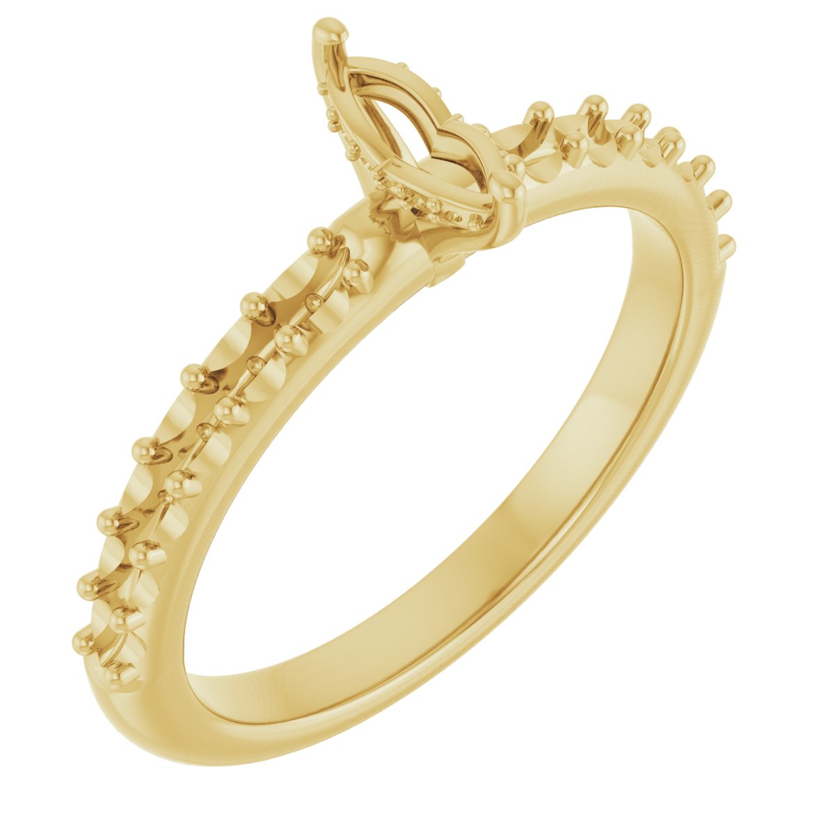 Hidden Halo-Style Engagement Ring