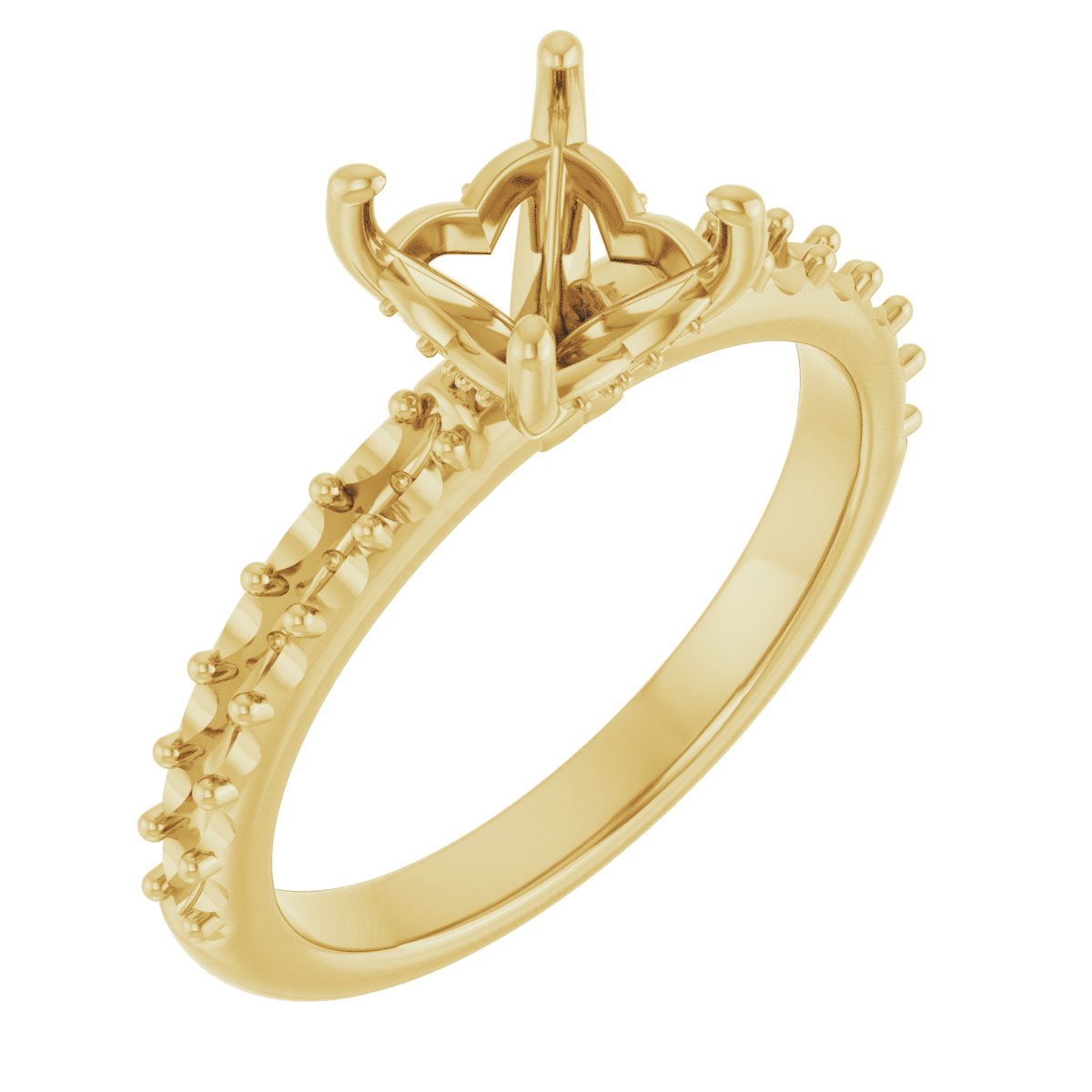 Hidden Halo-Style Engagement Ring