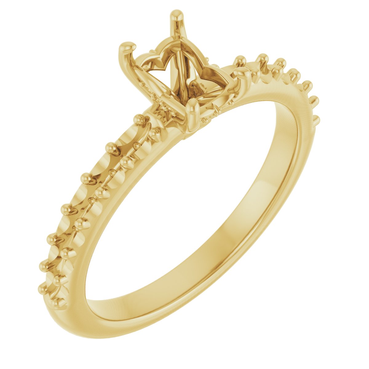 Hidden Halo-Style Engagement Ring
