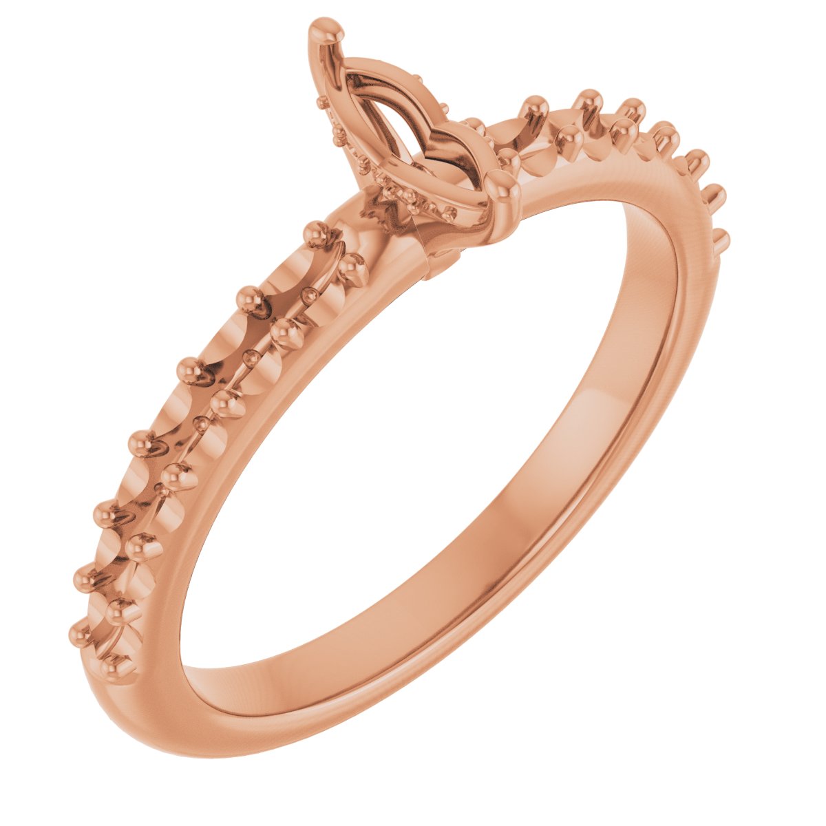 Hidden Halo-Style Engagement Ring