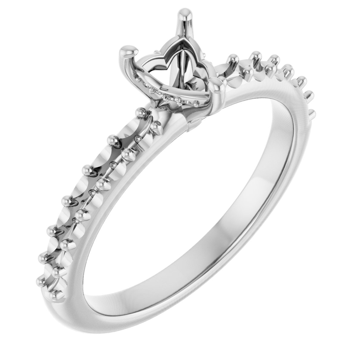 Hidden Halo-Style Engagement Ring
