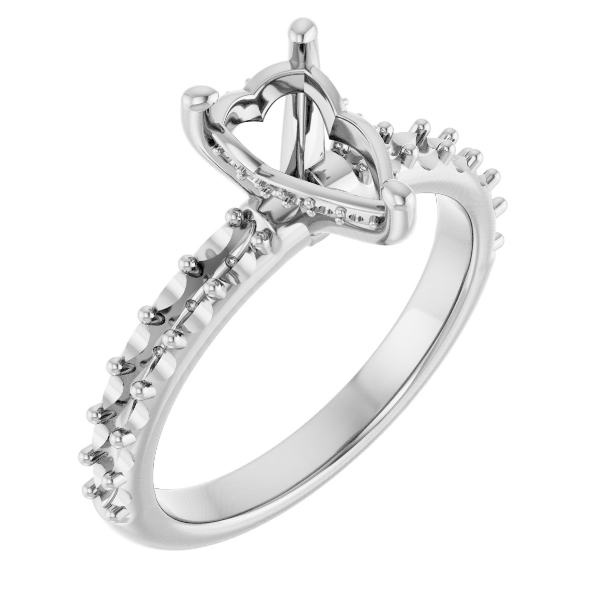 Hidden Halo-Style Engagement Ring