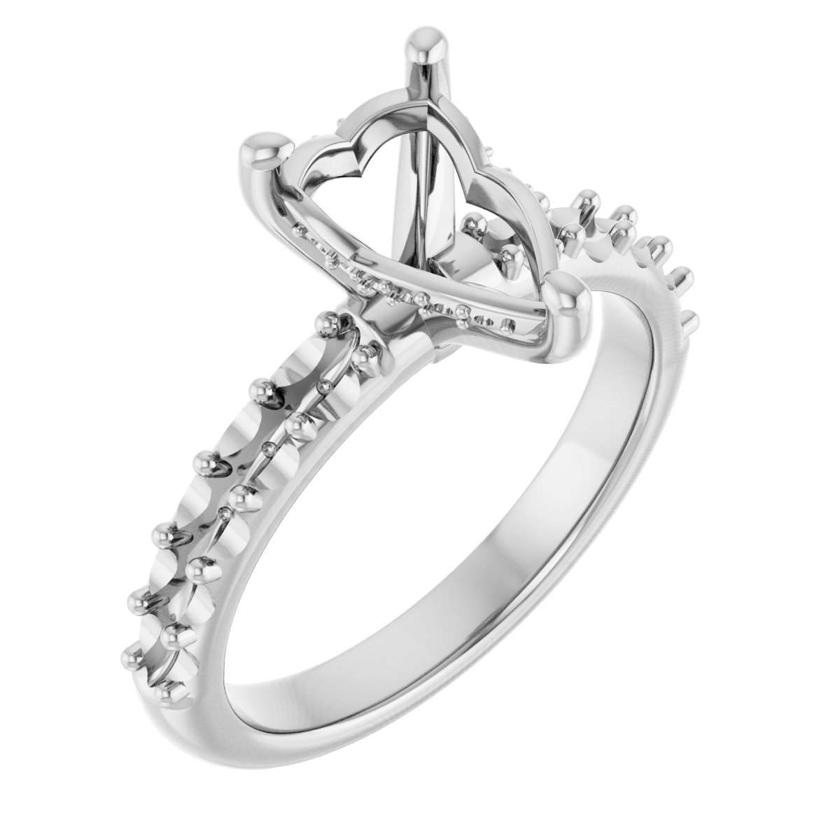 Hidden Halo-Style Engagement Ring