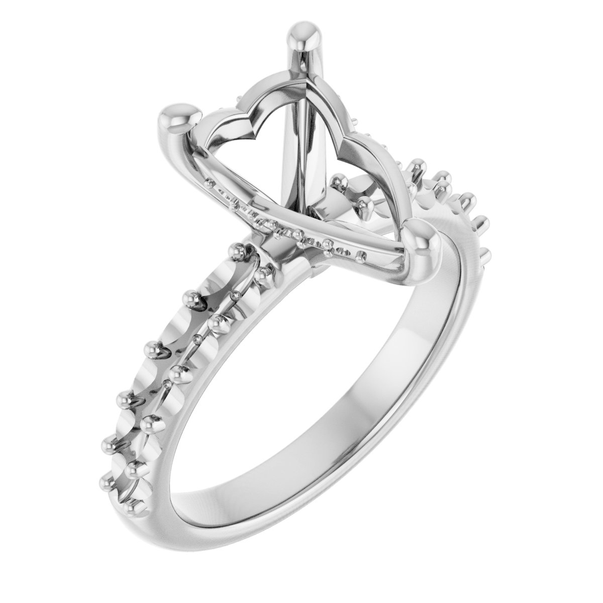 Hidden Halo-Style Engagement Ring