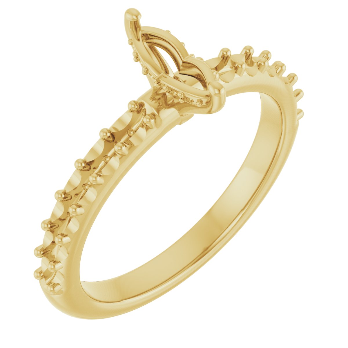 Hidden Halo-Style Engagement Ring